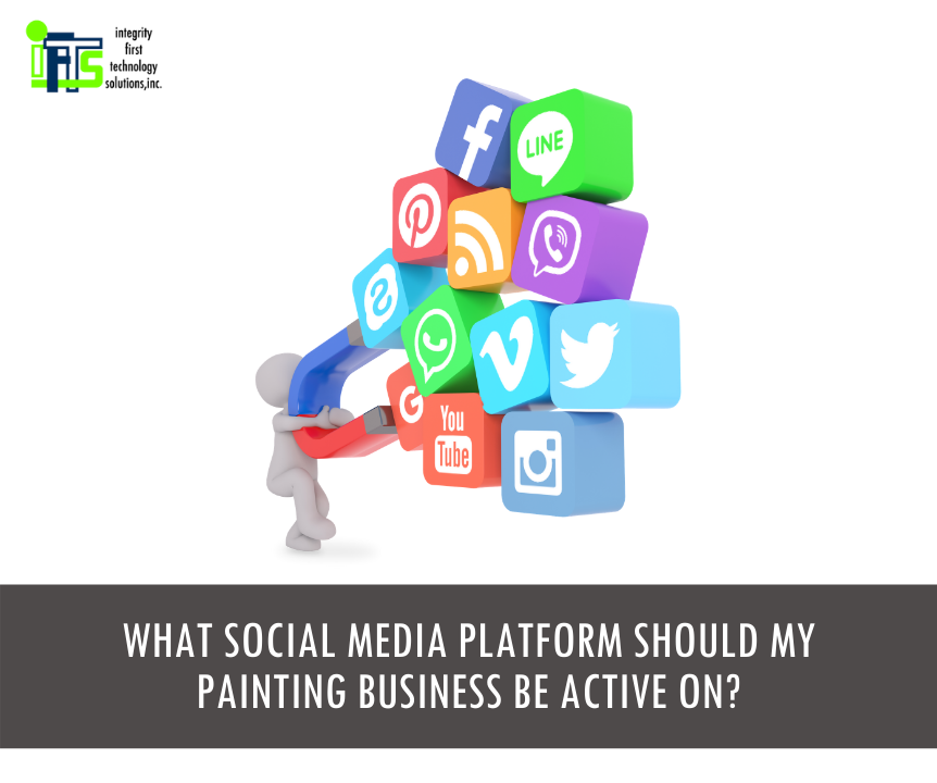 social media platforms for painting businesses