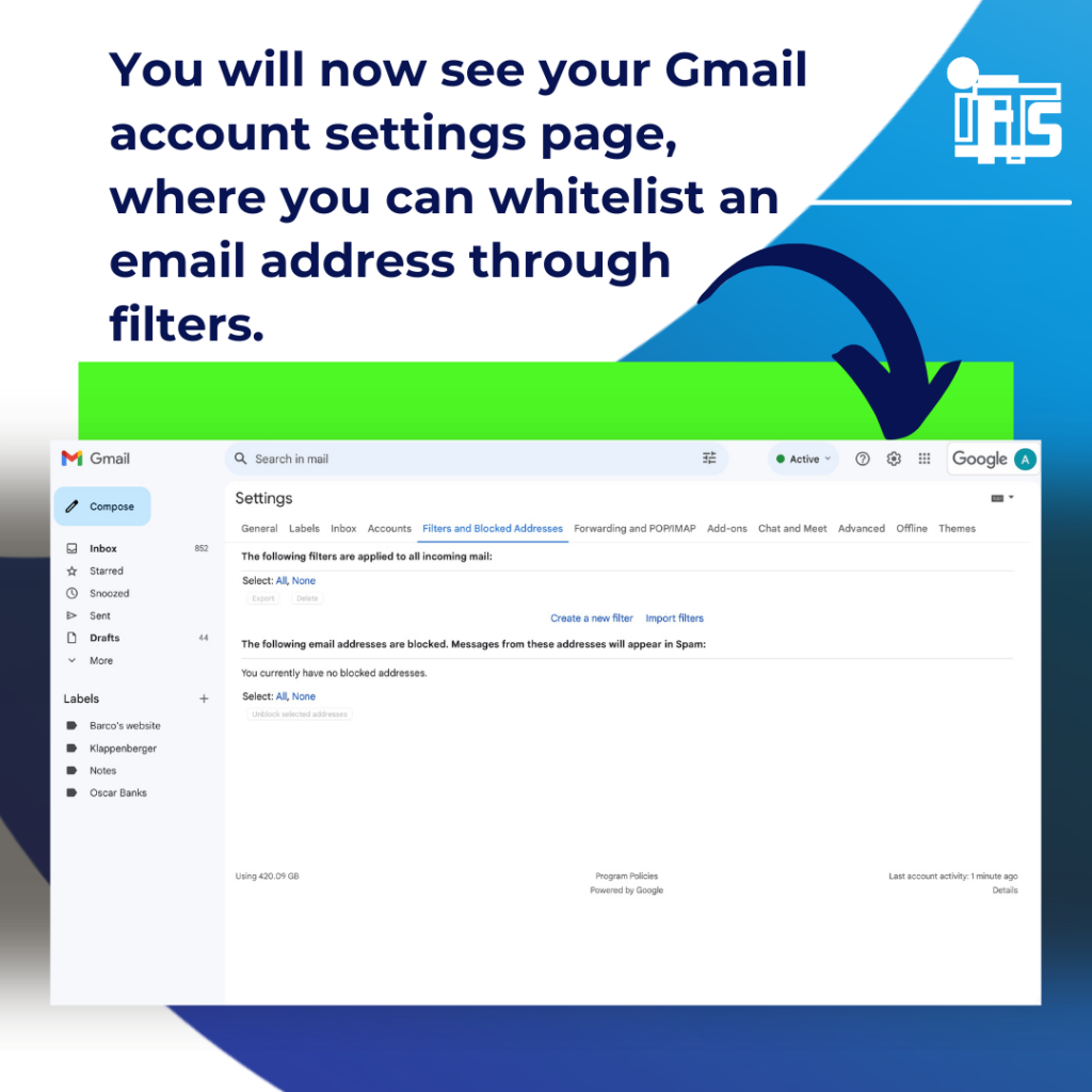 How to Whitelist an Email Address in Google A Simple Guide IFTS, Inc